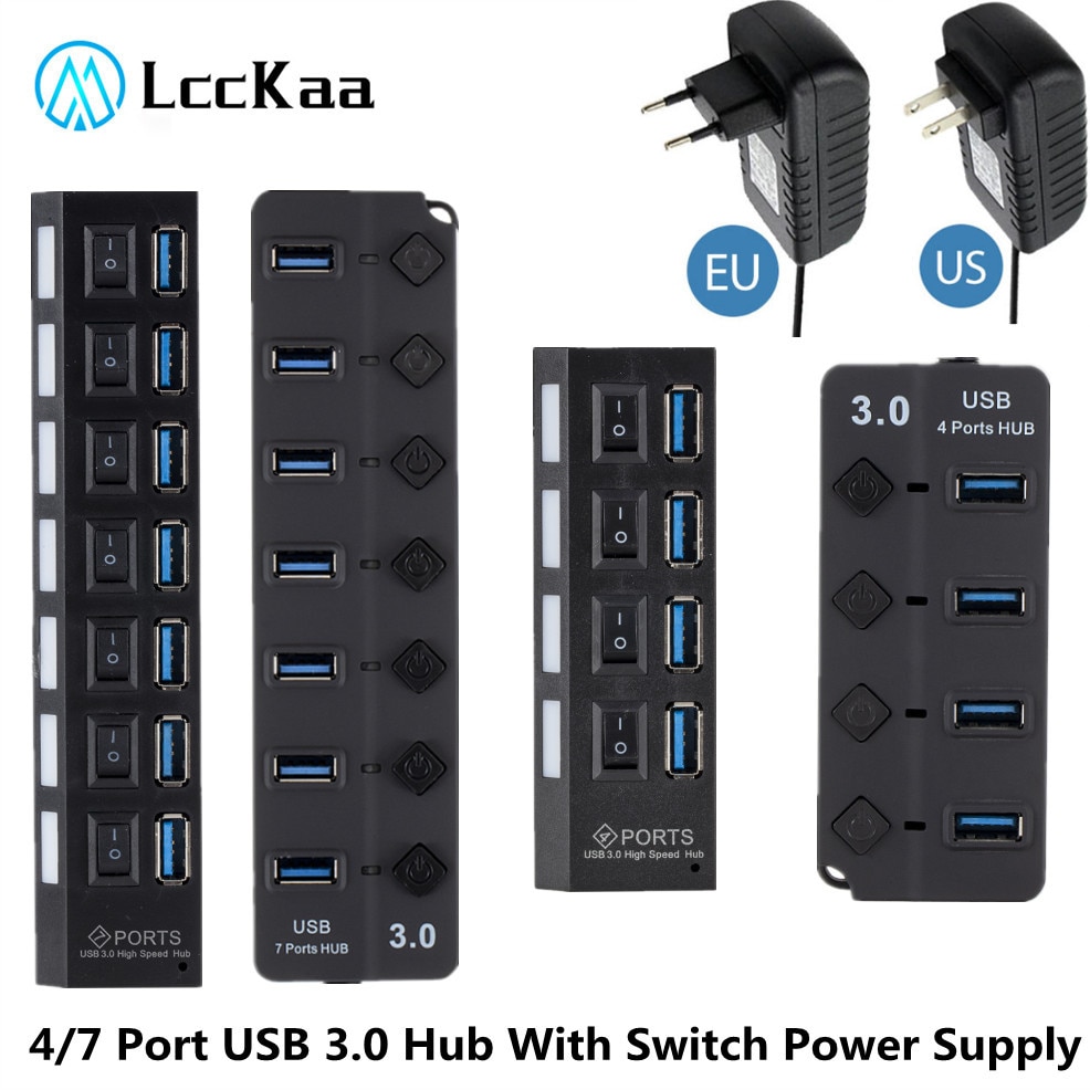LccKaa USB  3.0 Ƽ USB й 4/7 Ʈ, ġ ..